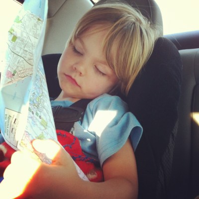 Uh oh, our navigator fell asleep