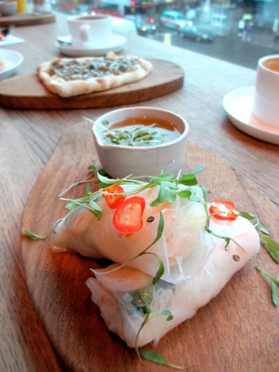 Spring Rolls & Flatbread