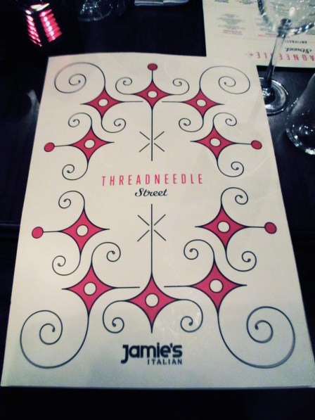 Jamie's Italian Menu