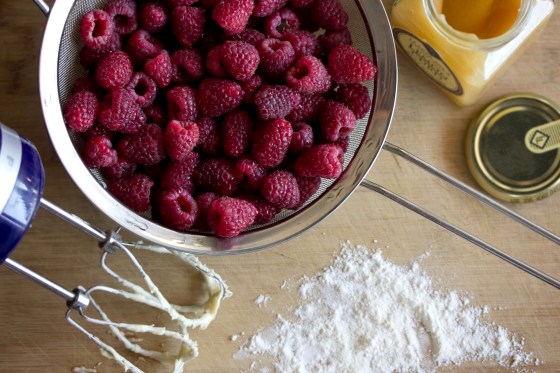 Buttery Raspberry Lemon Cake