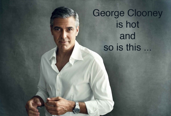 George Clooney is hot